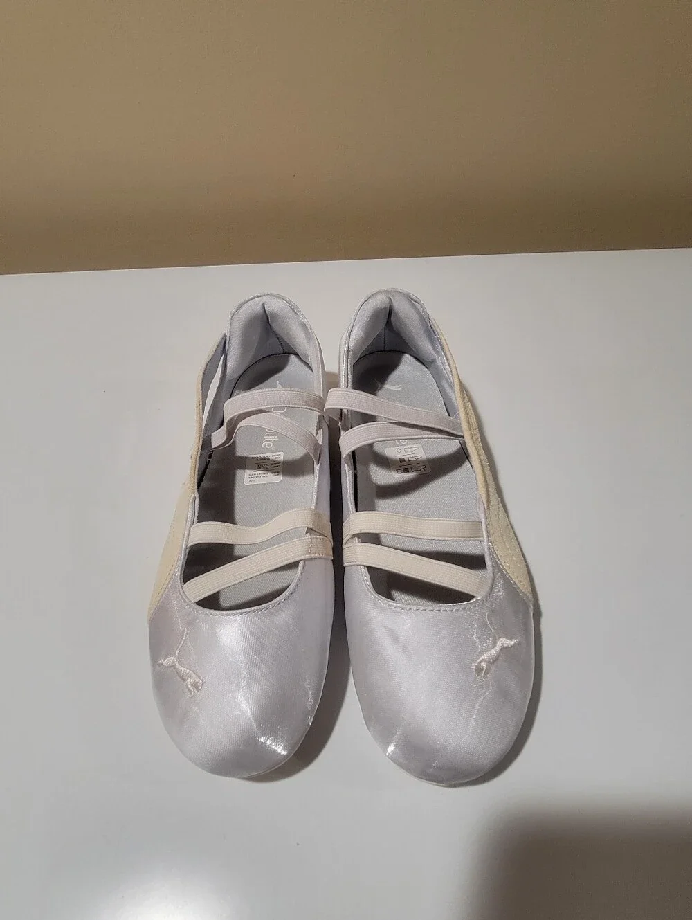 Puma Speedcat Silver Mist Ballet Slip-On Sneakers Size 8 READ DESCRIPTION